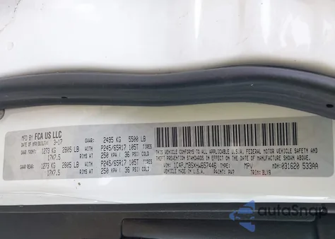 2017 Jeep Cherokee Trailhawk from USA, damaged, VIN 1C4PJMBSXHW657446